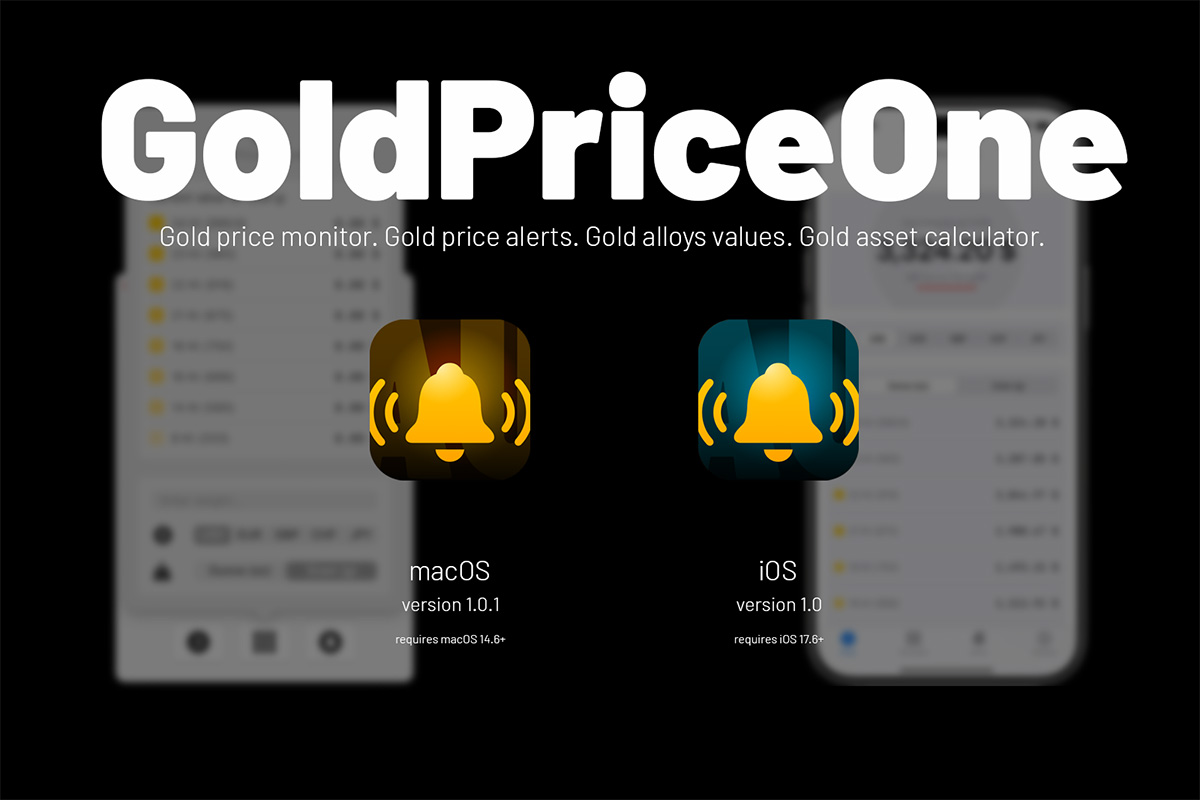 goldpriceone ab sofort in den app stores verfügbar